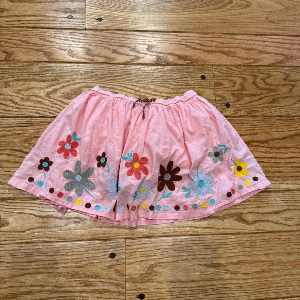 Boden Light Pink Flower Skirt